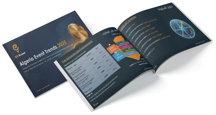 Aperçu graphique du rapport Algeria Event Trends 2025