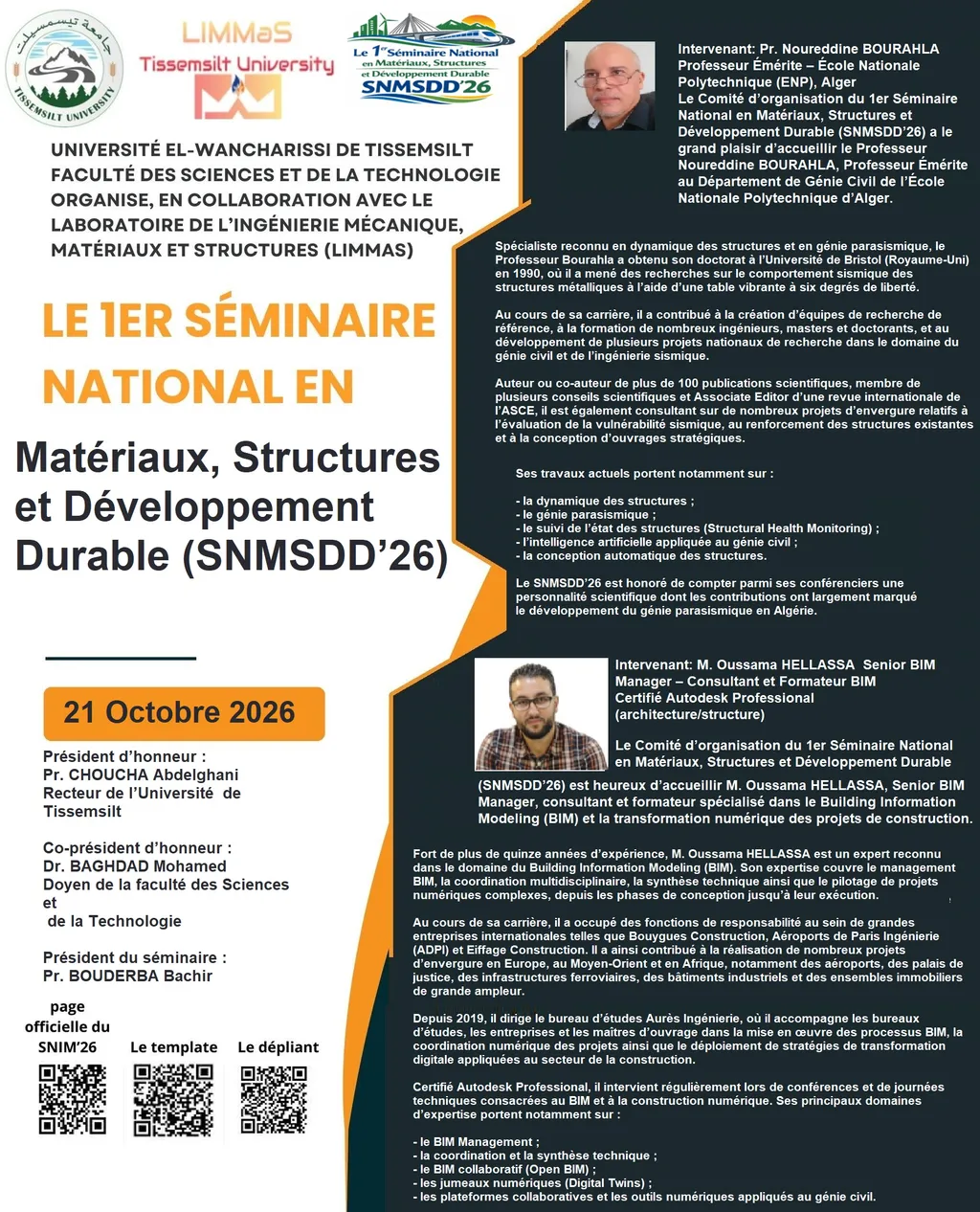 SNMSDD 2026 official conference poster