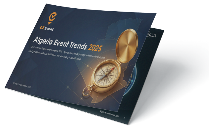 Couverture du rapport Algeria Event Trends 2025